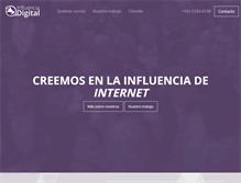 Tablet Screenshot of influenciadigital.net